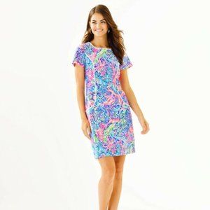 Lilly Pulitzer NEW NO TAGS SIZE 10 Coralynn Shift Dress In Multi